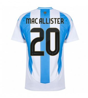 Argentina Alexis Mac Allister #20 Hjemmebanetrøje Copa America 2024 Kort ærmer